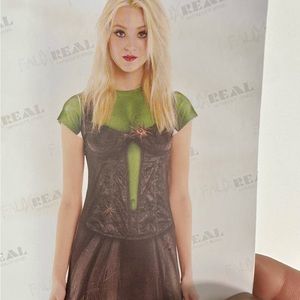 Faux Real women spider realistic top size M